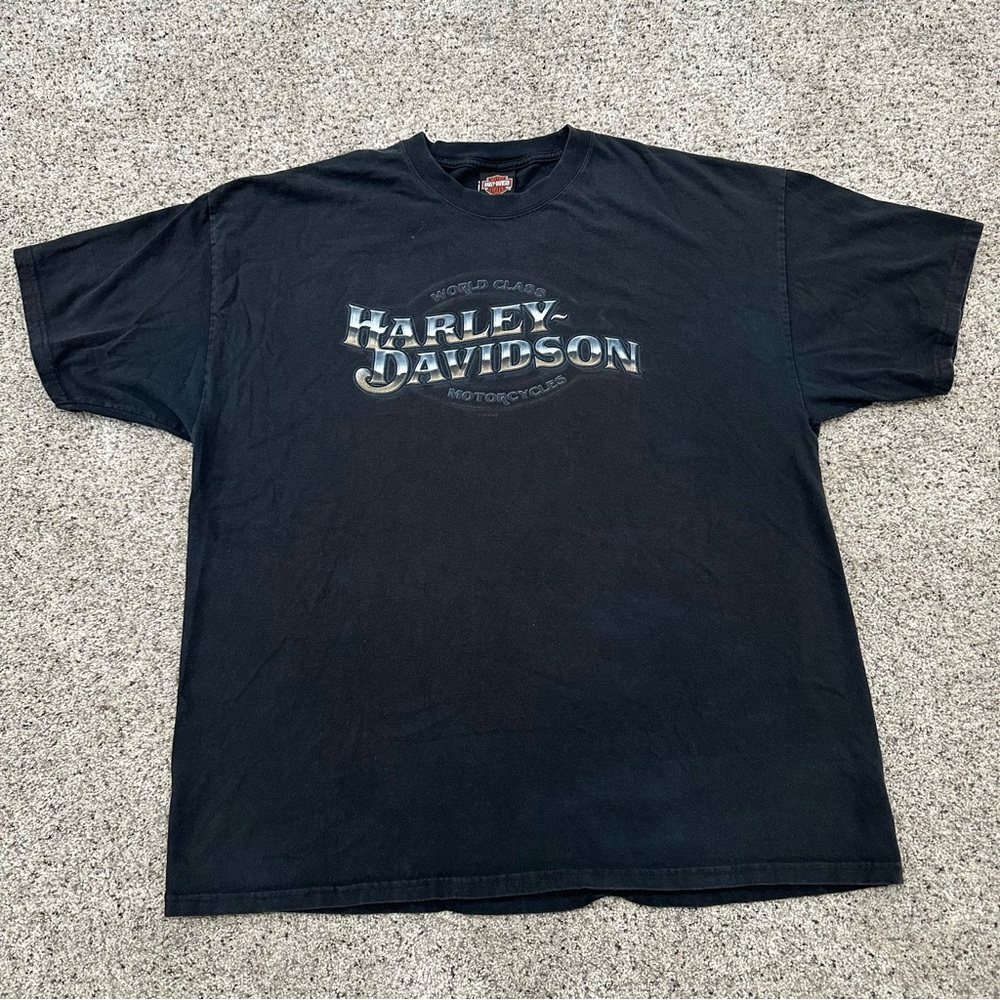Harley Davidson black t shirt size 2XL from Casper, Wyoming